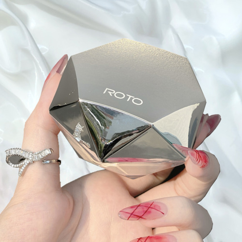 Roto Water-Sensitive Makeup Powder Long-Lasting Oil-Control Waterproof and Sweat-Proof concealer No Makeup Good Night Powder Cake Student Cheap Dry Skin