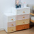 Simple Korean Style Style Plastic Tape Wheel with Handle Multi-Drawer Multi-Size Storage Cabinet Chest of Drawers Cosmetic Cabinet