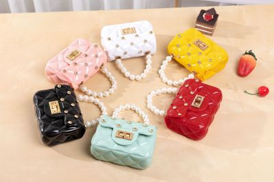Gel Bag 2021 New Pearl Gel Bag Portable Mini Candy with Diamond Small Jelly Gel Bag Fashion Change Packet