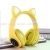 Cat Ear Headset Bluetooth Headset Led Bluetooth Headset Colorful Gradient Glowing Bluetooth Headset