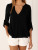11 Color 8 Size EBay Hot Sale at AliExpress European and American Women's Elegant Long Sleeve V-neck Loose Large Size Chiffon Shirt