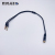 PVC 30cm 20cm Audio Cable Extension Cable Headset Microphone One-to-Two Extension Cable Gold-Plated Aux
