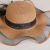 Hat Women's Summer Beach Hat Bow Straw Hat Korean Style Versatile Sun-Proof Travel Sun Hat Temperament Vacation Hat