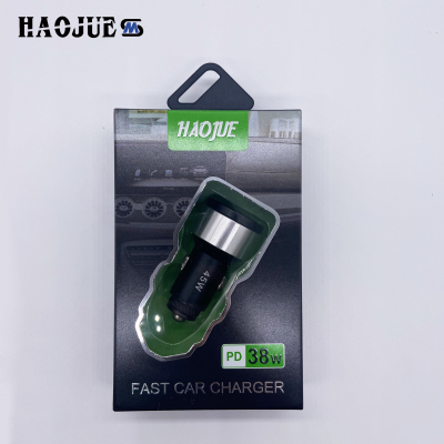 Metal PD Flash Charger Car Charger 20W + Qc3.0 Car Charger A + C Mobile Phone Universal All Compatible