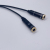 PVC 30cm 20cm Audio Cable Extension Cable Headset Microphone One-to-Two Extension Cable Gold-Plated Aux