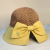 Hollow Breathable Sun Hat Beach Hat Big Brim Straw Hat Bucket Hat Bow Sun Hat Sun Protection Western Style Fashion