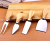 Stainless Steel Cheese Knife Customized Cheese Butter Pizza Oak Handle 4 PCs Set Four-Piece Set