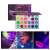 Fluorescent Eye Shadow Stage Makeup Colorful Multicolor Makeup Palette Shimmer Matte Glitter Luminous Eye Shadow Plate