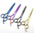 6.0-Inch Color Hairdressing Scissors Hairdressing Scissors Foreign Trade Wholesale Scissors Set