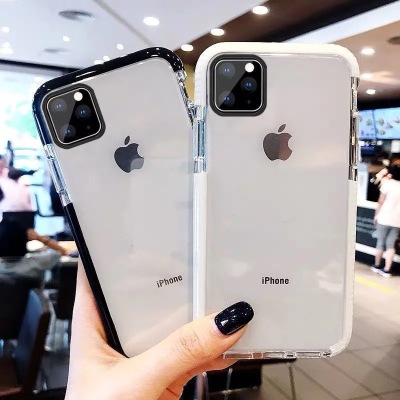 New TwoColor TPU for Iphone11pro Max Phone Case 12 DropResistant Transparent iPhone XS AllInclusive 678P