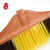Yiwu Factory Africa Hot Sale Large Size Broom Head Plastic Coffee Color High Stretch Yarn Broom Head with Wooden Pole 9006