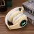 Factory Direct Sales Headset Bluetooth Headset Led Bluetooth Headset Colorful Gradient Glowing Bluetooth Headset