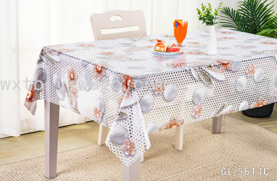 New PVC Lace Tablecloth Waterproof and Oil-Proof Tablecloth Factory Direct Sales