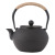 Teapot Old Iron Water Boiler Tea Kettle Home Health Care Teapot Creative Black Dot Particle Tea Set Can Be Customized