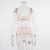 bra lingeriesNew Cross-Border Supply AliExpress Lace See-through Women's Underwear with Steel Ring Three-Piece Set