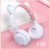 Internet Celebrity Live Broadcast New Cat Ears Luminous Headset Bluetooth Headset Wireless with FM Card Colorful LED Lights