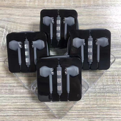 New Bluetooth Small Earphone iPhone 8/X/7 Generation Bass Call Wire-Controlled Tuning Flat Head Interface.