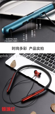 Factory Direct Sales Halter Sports Bluetooth Headset Sound Quality Is Clear Shocking Bass Can Be Play with Plug-in Card