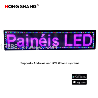 P10 SMD Half Outdoor Blue Color Colours Text LED Display
