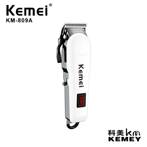 cross-border factory direct electric clippers comei km-809a carbon steel cutter head barber scissors rechargeable electric clippers
