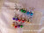 Beard Clip 1.5cm with Clip Bright Light Christmas Ball Beard Clip Christmas Decorations Beard Clip Patent Number