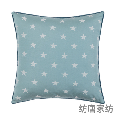 Blue Color Ins Pillow Nordic Simple Post-Modern Pillow Light Luxury Cushion Cushion Cover Bed Head Back Pillow