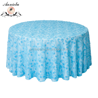 In Promotion Wedding Decorative Tablecloth, Round Linen Hand
