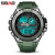 2020 Popular Men's Pu Strap Watch Luminous Alarm Clock Multi-Function Electronic Watch Waterproof Watch Custom Logo