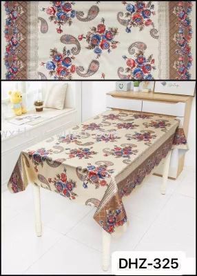 New PVC Color Tablecloth Waterproof and Oil-Proof Tablecloth Factory Direct Sales