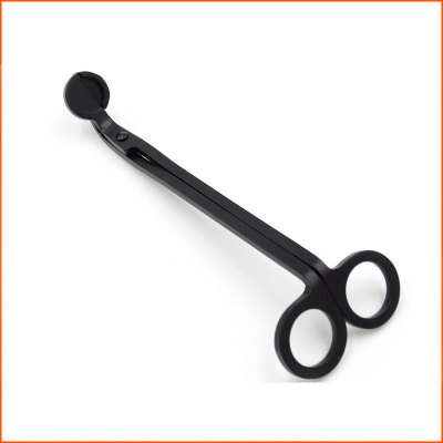 Stainless Steel Frosted and Matte Black Candle Lamp Wick Scissors Candle Scissors Black Candle Scissor