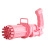 Tiktok Electric 18-Hole Bubble Gun Children's Toy Gatling Bubble Blowing Machine Automatic Factory Direct Sales