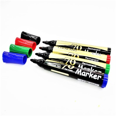 Large Capacity Durable Marking Pen Logistics Supermarket Office Dedicated Oily Permanent Marker Factory Direct Sales M570