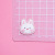 Biscuit Shape Cute Cartoon Bunny Bear Resin Jewelry Accessories Barrettes DIY Children's Rubber Band