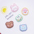 Biscuit Shape Cute Cartoon Bunny Bear Resin Jewelry Accessories Barrettes DIY Children's Rubber Band