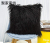 Solid Color Plush Pillow Cover Amazon Hot Sale Imitated Tibet Sheep Fur Square Solid Color Cushion Throw Pillowcase Wholesale