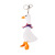 Big White Geese Schoolbag Pendant Creative Cute Cartoon Unique Keychain Female Plush Doll Backpack Small Ornaments Wholesale