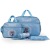 Fashion Printed Bear Mummy Bag Five-Piece Multi-Functional Large Capacity Shoulder Crossbody Baby Diaper Bag Diaper Bag Set