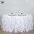 Cross-Border Amazon AliExpress Hot Sale Organza Wicker Table Skirt Wedding Taffta Tablecloth Tablecloth