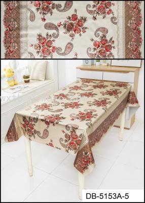 New PVC Tablecloth Waterproof and Oil-Proof Tablecloth Factory Direct Sales