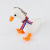 Big White Geese Schoolbag Pendant Creative Cute Cartoon Unique Keychain Female Plush Doll Backpack Small Ornaments Wholesale