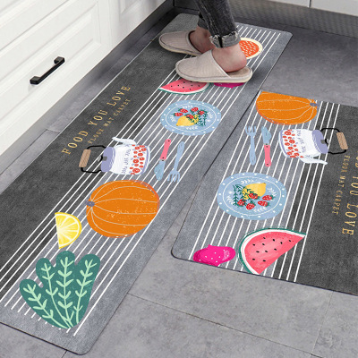 Nordic Kitchen Floor Mat Fully Covered Long Rug Kitchen Carpet Set Door Door Mat Home Entrance Floor Mat