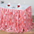 Wicker Table Skirt Organza Ruched Taffeta Tablecloth for Wedding Party Decoration 14ft * 30inchs