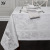 Factory Direct Supply Hotel Restaurant Home Full Polyester Jacquard Tablecloth Dining Table Tablecloth