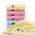 Towel Cotton Ribbon Grid Household Face Towel