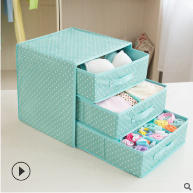 heightened drawer socks panties underwear storage box.