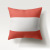 Red and White Geometric Cushion Cover Custom Peach Skin Fabric Pillow Cover Square Sofa Cushion Home Textile Household Supplies Wholesale