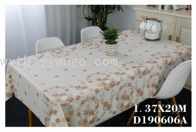 New PVC Foam Lace Tablecloth Factory Direct Sales