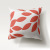 Red and White Geometric Cushion Cover Custom Peach Skin Fabric Pillow Cover Square Sofa Cushion Home Textile Household Supplies Wholesale