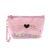 Factory Direct Supply Portable Love Cosmetic Bag Plush Cat Flat Bag Creative Square Color Wash Bag Storage Bag