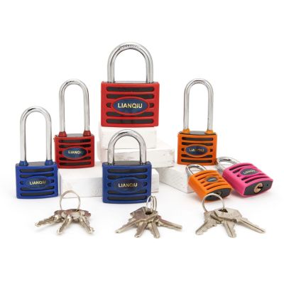 [Pujiang Factory Direct Supply] Plastic Lock Iron Core Lock Outdoor Dirt-Proof Cover Shell Lock Lock Head Padlock in Stock Wholesale
